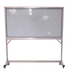 papan tulis kaca glassboard standing