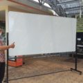 Papan Tulis Whiteboard Hanako 120x240 Standing Magnetik