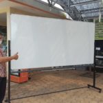 Papan Tulis Whiteboard Hanako 120x240 Standing Magnetik