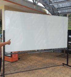 Papan Tulis Whiteboard Hanako 120x240 Standing Magnetik