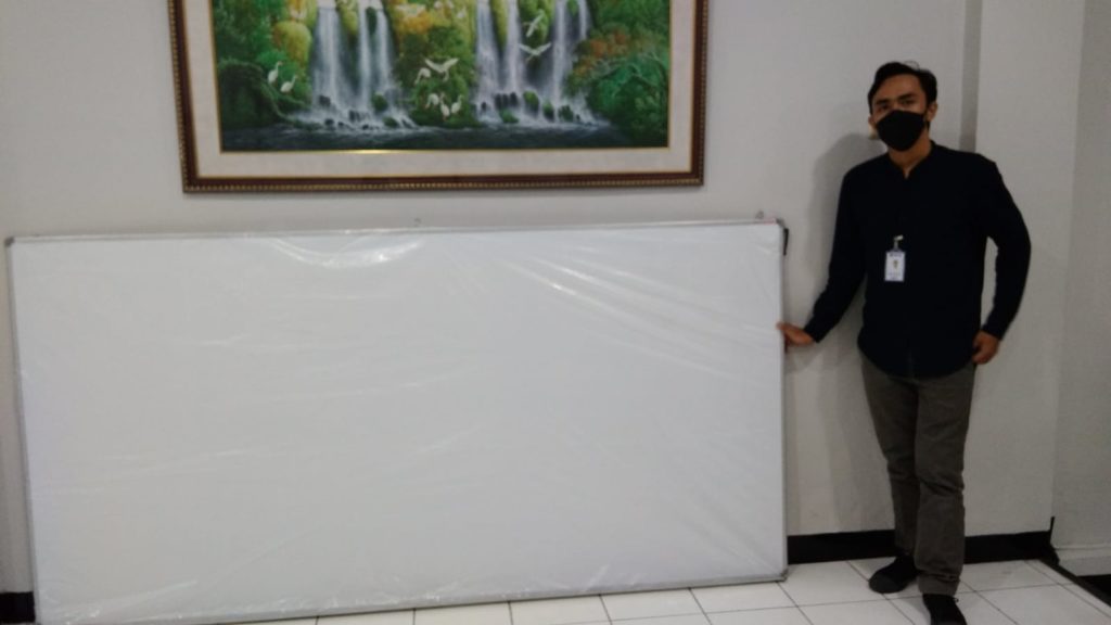 jual papan tulis whiteboard magnetic 120x240 murah