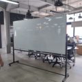 Papan Tulis Whiteboard Standing 120x240 Magnetic Trnatv